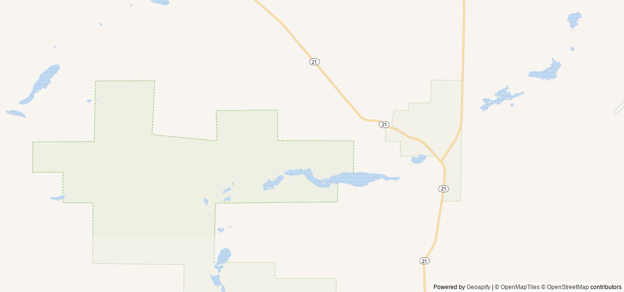 Map of Pacific Lake Recreation Site - Lakeview Ranch location at Spokane, WA, United States