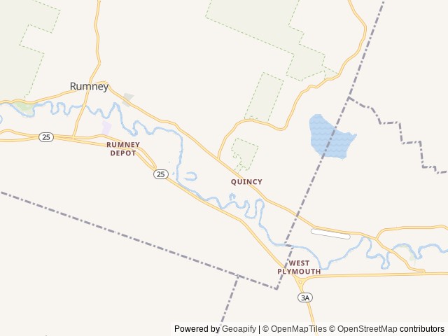Map of Baker River Campground LLC location at Rumney, NH, United States