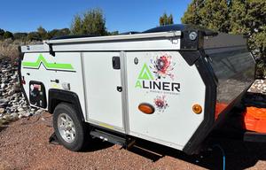 tiny but fierce aliner scout lite pop camper for 2
