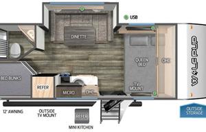 2024 FOREST RIVER RV CHEROKEE WOLF PUP BLACK