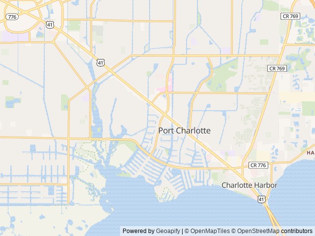 Map for Feona comfort & classy home on the road near Port Charlotte, FL