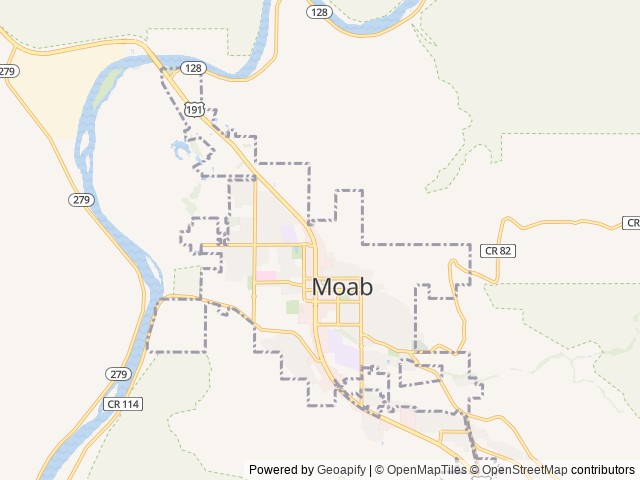 Map for Classic Volkswagon Eurovan  Camper near Moab, UT