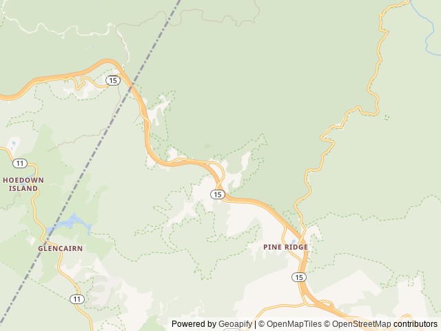 Map of Koomer Ridge Campground location at Phoenix, AZ, United States