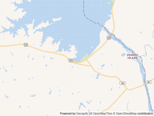 Map of Watsadler location at Hartwell, GA, United States