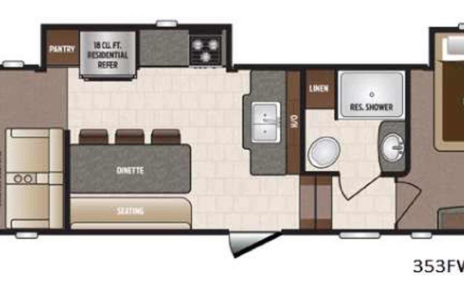 2016 Keystone RV Sprinter 353FWDEN RV rental photo 2