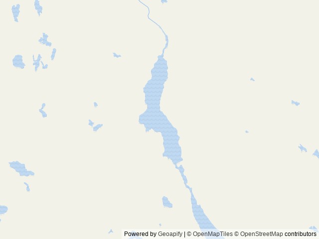 Map of Honker Lake Cabin location at Thorne Bay, AK, United States