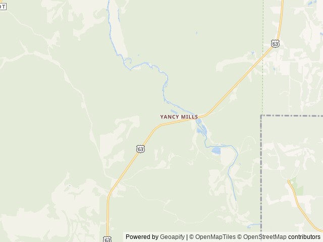 Map of Lane Spring Recreation Area location at Rolla, MO, United States