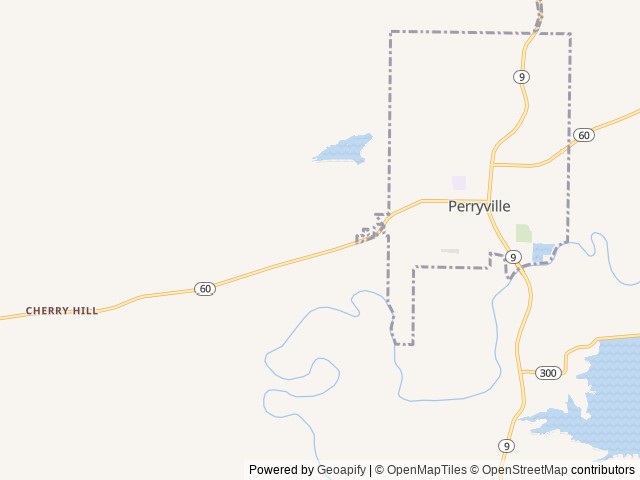 Map for 2012 Keystone Springdale near Perryville, AR