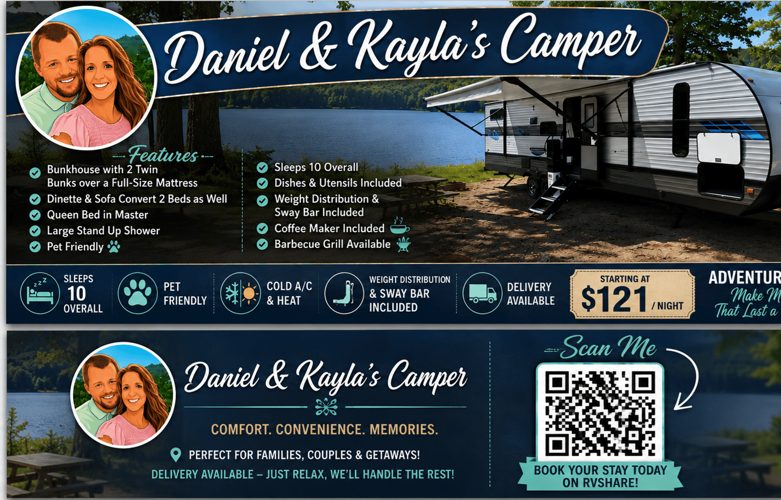 Daniel & Kayla’s Camper