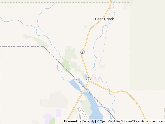 Map of Howling Wolf Resort location at Seward, AK, United States