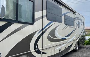 The 2 bathroom RV. No more waiting in line.