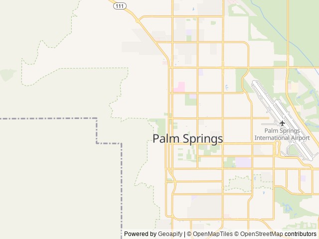 Map for Spacious Thor Outlaw Toy Hauler with Generator near Palm Springs, CA