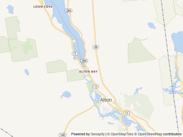 Map of Viewland Campground location at Alton, NH, United States
