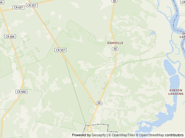 Map of Holiday Haven Campground location at Woodbine, NJ, United States