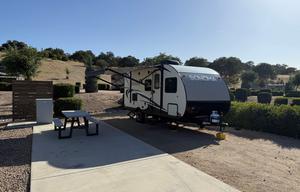 Cozy, comfy travel trailer