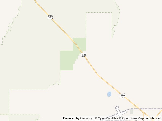 Map of Valley of Fires Recreation Area location at Carrizozo, NM, United States