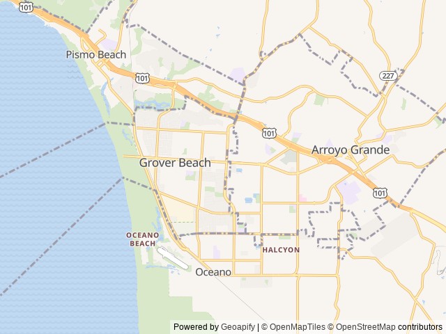 Map for Pet friendly! clean cozy & ready for adventure near Grover Beach, CA