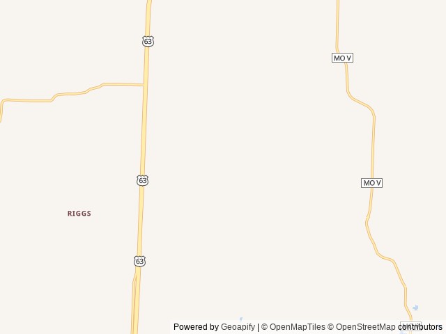 Map for 2019 Thor Motor Coach Four Winds 31W near Sturgeon, MO