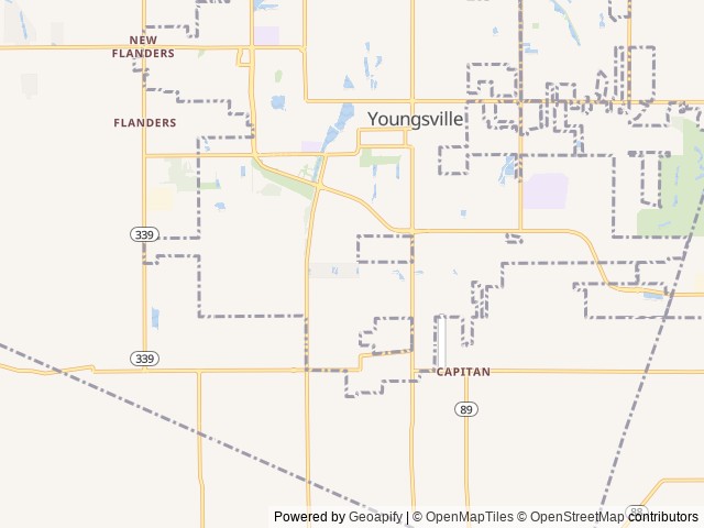 Map for 2021 Keystone RV Hideout 318BR near Youngsville, LA