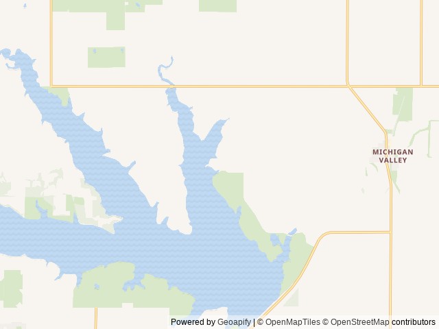 Map of Wolf Creek (KS) location at Vassar, KS, United States