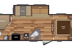 27 ft Keystone Hideout 272LHS Travel Trailer