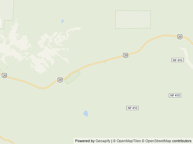 Map of Lost Prairie Group Site location at Sweet Home, OR, United States