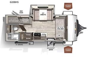 2021 Forest River RV Rockwood GEO Pro 20BHS