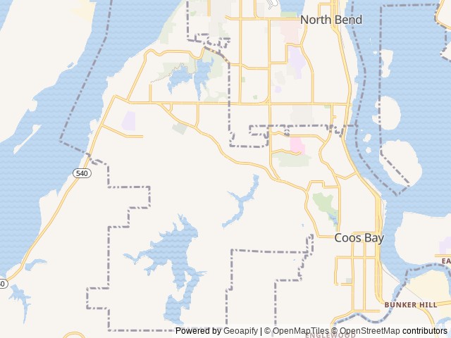 Map for Perfect for family vacation or romantic getaway near Coos Bay, OR