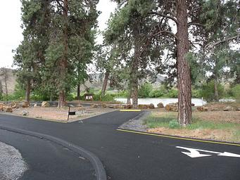 Yakima River flowing through Big Pines campground