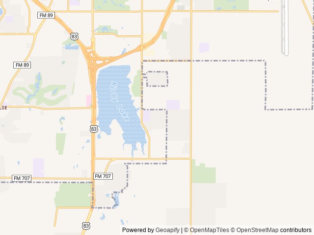 Map for JB’s Traveling Next Co. near Abilene, TX