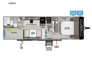 2025 Grand Design Transcend Xplor 24BHX