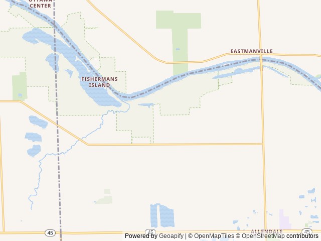 Map of Allendale / West Grand Rapids KOA Holiday location at Allendale, MI, United States