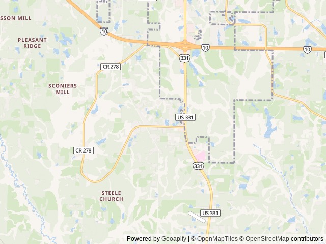 Map for Skol Seeker near DeFuniak Springs, AL