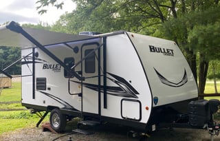Across the Fire- RV Rental- Near Erie Pa.