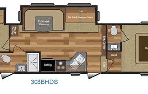 2016 Keystone RV Hideout 308BHDS