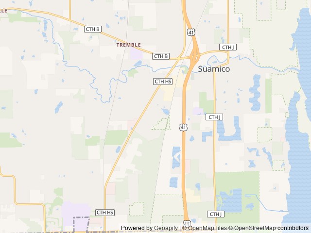 Map for 2021 zinger 298bh near Suamico, WI