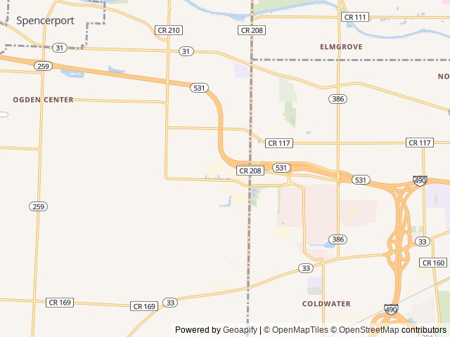 Map for 2020 Winnie the Wanderer near Rochester, NY