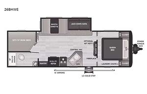 2022 Keystone RV Hideout 26BHWE