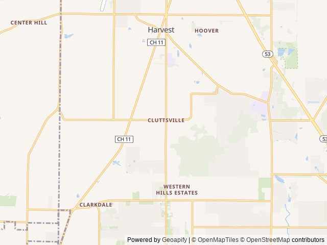 Map for Porkchop 2.0 near Harvest, TN