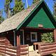 Trail Creek Cabin in the sun