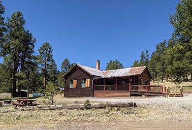 Front of Caldwell Cabin, Alpine Ranger District, Arizona