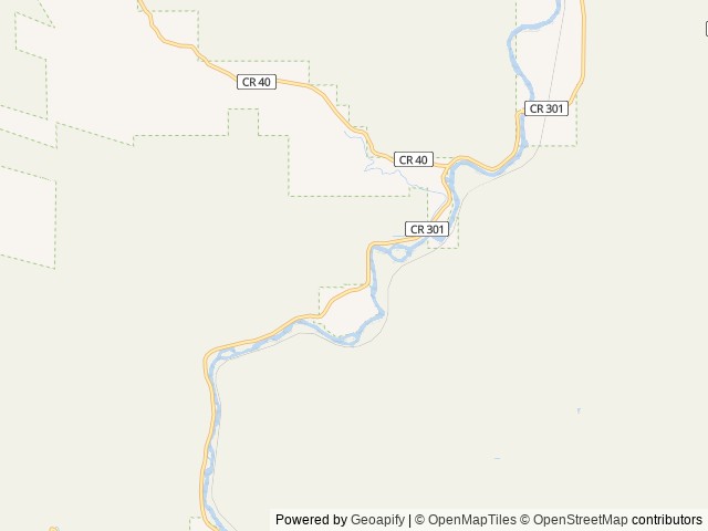 Map of Cottonwood Site location at Silt, CO, United States