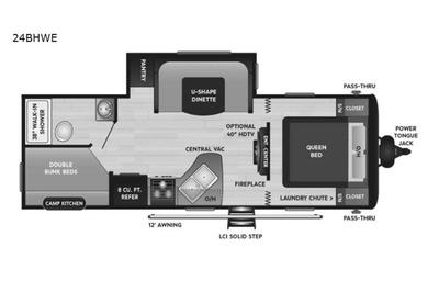 2021 Keystone Hideout Bunkhouse Sleeps 7-8