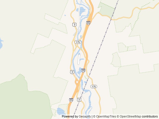 Map of Lumen Nature Retreat location at Woodstock, NH, United States