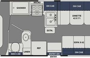 2022 Coachmen RV Freelander 27QB Ford 350
