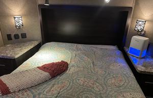 42’ Luxury Toyhauler with rare Side Patio
