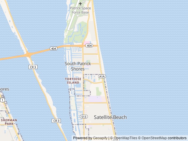 Map for 2021 KZ Connect C261RB near Satellite Beach, FL