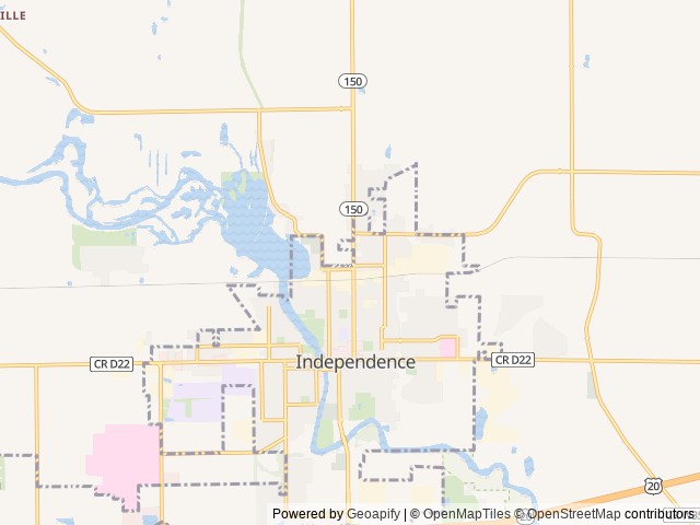 Map for 2019 Jayco Jay Flight SLX 8 267BHS near Independence, IA