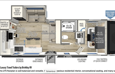 Brinkley Love! 2025 Model I 275 Luxury Camping!