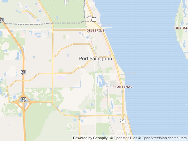 Map for Coastal Cottage on Wheels near Cocoa, FL